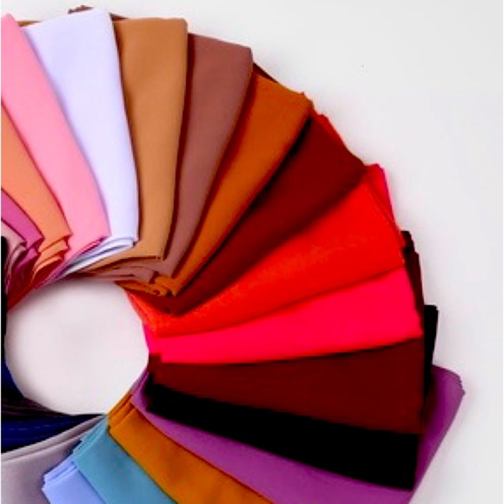 Scarves/ Hijabs in soft chiffon also Long scarf wrap for evening dresses